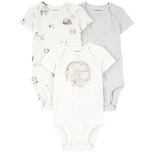 Short Sleeve Farm Animals Bodysuits